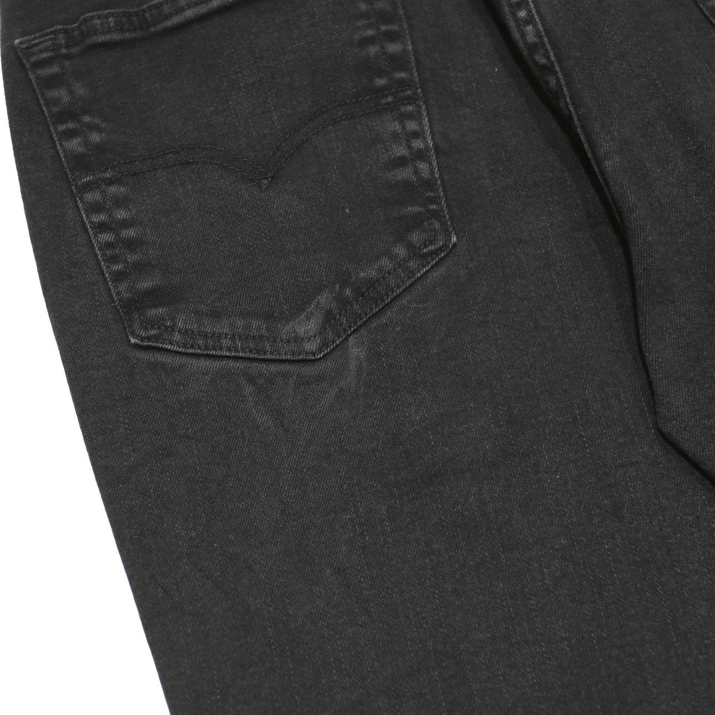 LEVI'S 541 Mens Jeans Black Slim Skinny Denim W36 L30 Stretch Cotton Blend Zip