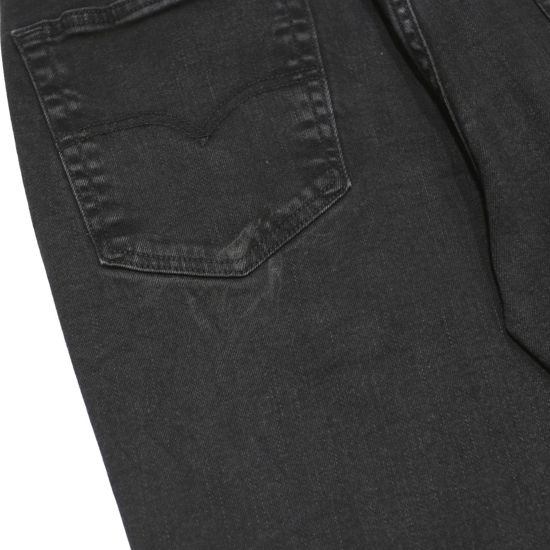 LEVI'S 541 Mens Jeans Black Slim Skinny Denim W36 L30 Stretch Cotton Blend Zip