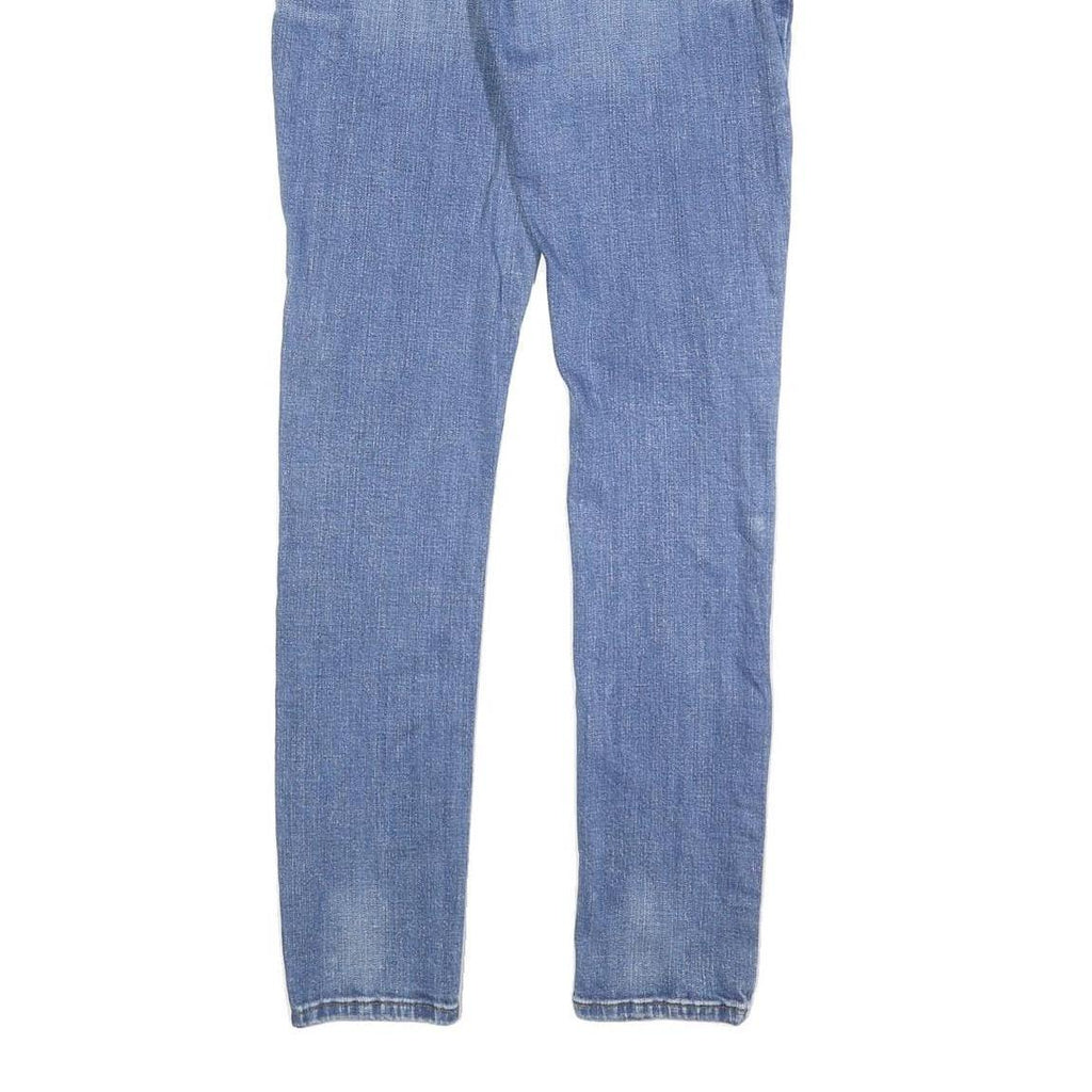 LEVI'S 524 Womens Slim Skinny Denim Medium Blue W27 L32 Stretch Cotton Blend Zip