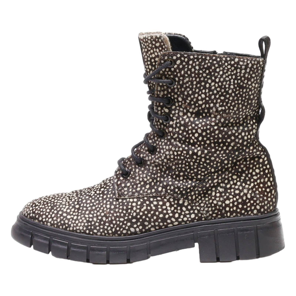MARUTI Lace-Up Boots Beige Synthetic Womens UK 7
