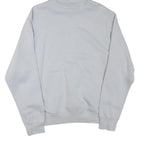 NIKE Mens White Pullover Hoodie M Cotton Blend Jersey Sports Logo 72 Print