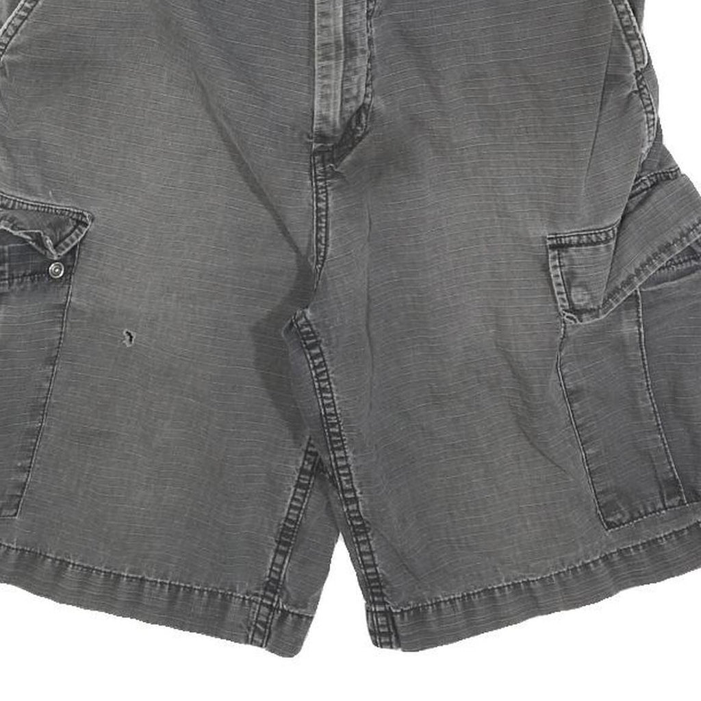 CARHARTT Mens Grey Cargo Cotton Blend Shorts S W28 Utility Durable Workwear