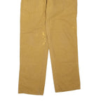 DICKIES Mens Cotton Blend Brown Regular Straight Trousers W32 L32 Workwear