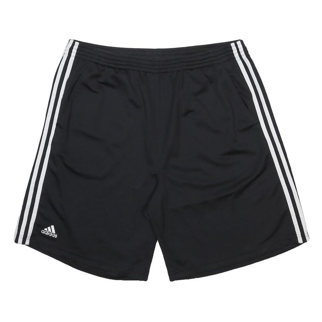 ADIDAS Mens Black Polyester Sports Shorts XL W32 Casual Athletic Wear