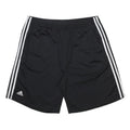 ADIDAS Mens Black Polyester Sports Shorts XL W32 Casual Athletic Wear