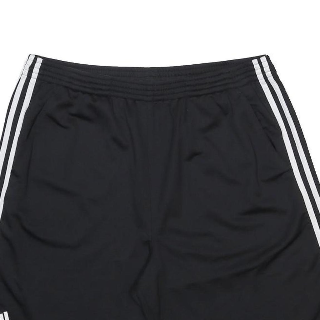 ADIDAS Mens Black Polyester Sports Shorts XL W32 Casual Athletic Wear