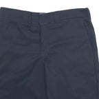 DICKIES Mens Navy Blue Casual Shorts M W32 Polyester Blend Comfortable Workwear