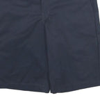 DICKIES Mens Navy Blue Casual Shorts M W32 Polyester Blend Comfortable Workwear