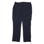 RUKKA Mens Polyester Blend Navy Regular Fit Straight Leg Trousers W38 L32