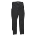 LEVI'S 721 High Rise Skinny Womens Jeans Black Slim Denim Medium W26 L28