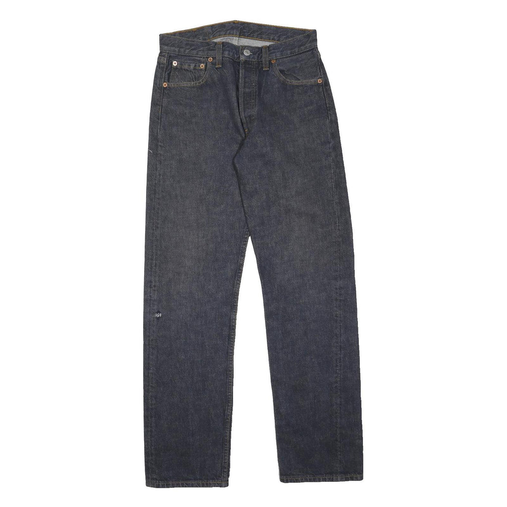 LEVI'S 501 Mens Jeans Blue Regular Straight Denim Medium W30 L31 Classic Fit