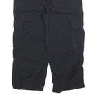 CARHARTT Womens Cotton Blend Black Regular Cargo Trousers W32 L20 Workwear