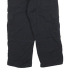 CARHARTT Womens Cotton Blend Black Regular Cargo Trousers W32 L20 Workwear