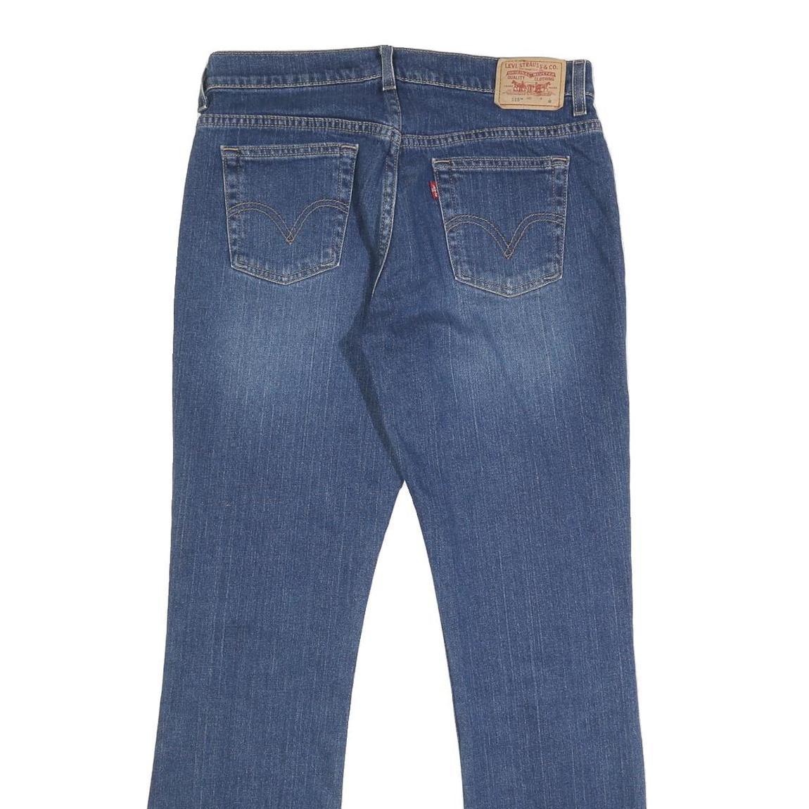 LEVI'S 515 Womens Jeans Blue Regular Bootcut Denim Medium W30 L31 Classic Fit