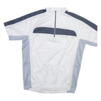 CMNE Mens Jersey White 1/4 Zip M
