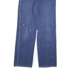DICKIES Mens Blue Regular Fit Denim Jeans W28 L30 Workwear Utility Pocket Zip
