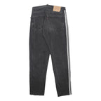 LEVI'S Womens Black & White Regular Fit Straight Leg Denim Cotton Medium W28 L28