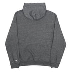 CHAMPION Mens Grey Pullover Hoodie M Cotton Blend Sportswear Sweatshirt