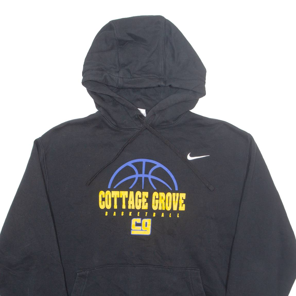 NIKE Cottage Grove Basketball Mens Black Hoodie USA M