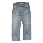 LEVI'S 501 Mens Jeans Blue Regular Straight Denim Light W32 L26 Classic Fit