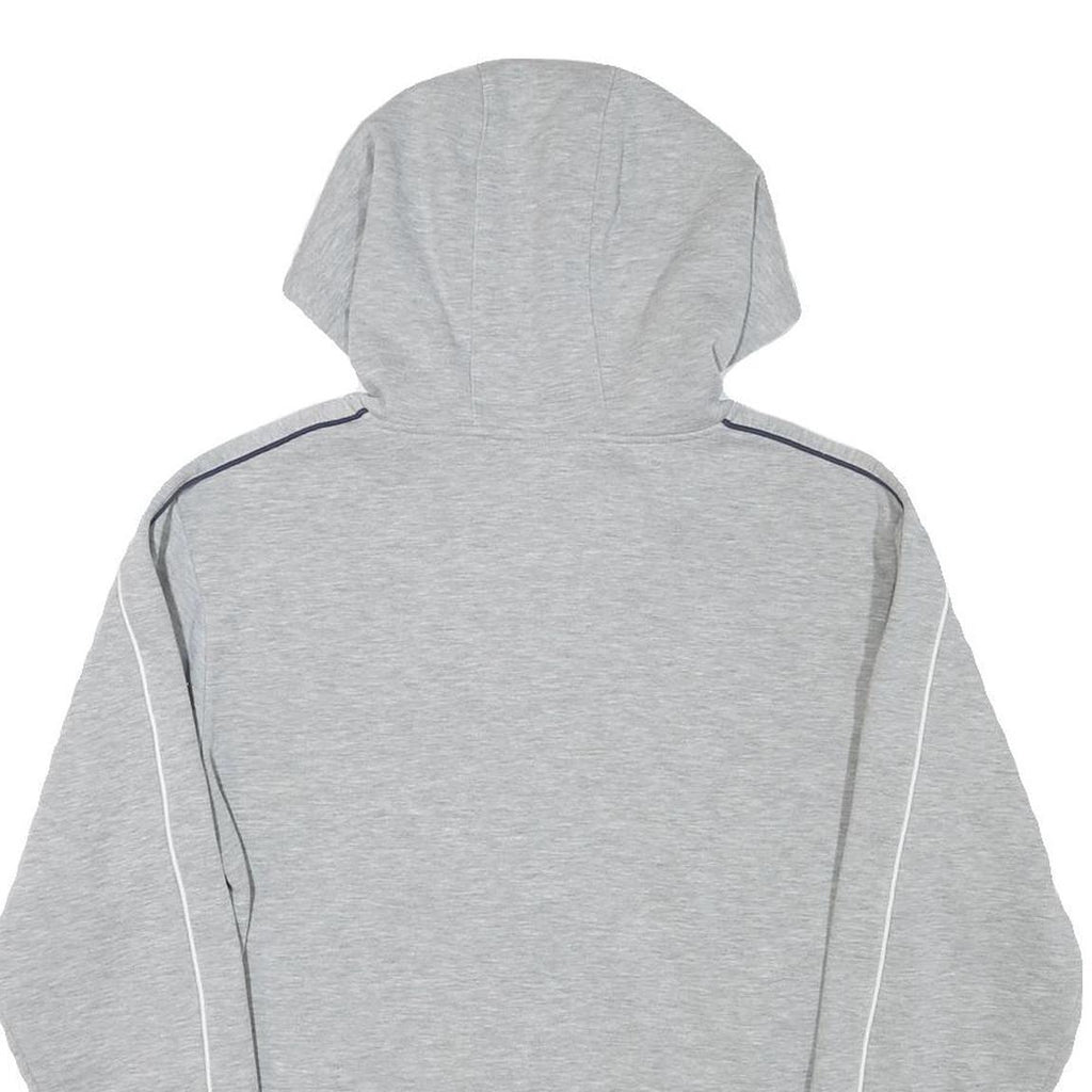 FILA Mens Grey Zip Up Hoodie S Cotton Blend Casual Sportswear Sweatshirt