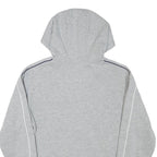 FILA Mens Grey Zip Up Hoodie S Cotton Blend Casual Sportswear Sweatshirt