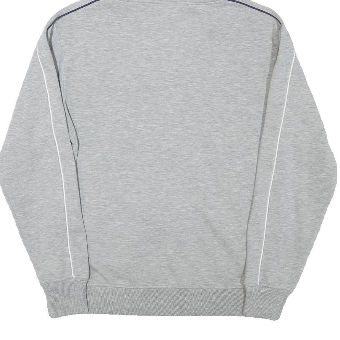 FILA Mens Grey Zip Up Hoodie S Cotton Blend Casual Sportswear Sweatshirt