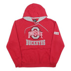 COLOSSEUM Mens Red Ohio State Buckeyes Pullover Hoodie M Cotton Blend