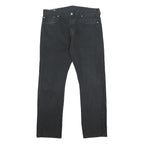 LEVI'S 501 BIG E Mens Jeans Black Regular Straight Denim Dark W38 L32 Classic
