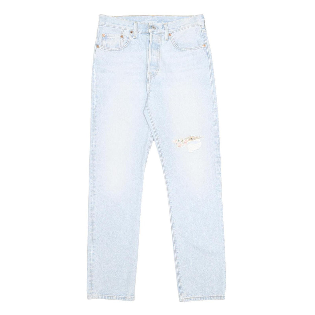 LEVI'S 501 150TH ANNIVERSARY Womens Jeans Blue Regular Straight Denim Light W31