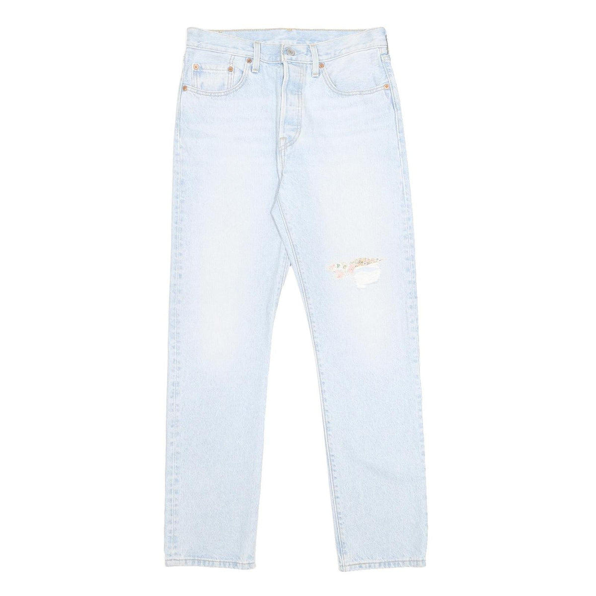 LEVI'S 501 150TH ANNIVERSARY Womens Jeans Blue Regular Straight Denim Light W31