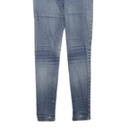 LEVI'S Womens Jeans Blue Slim Skinny Denim Medium W24 L29 Distressed Cotton
