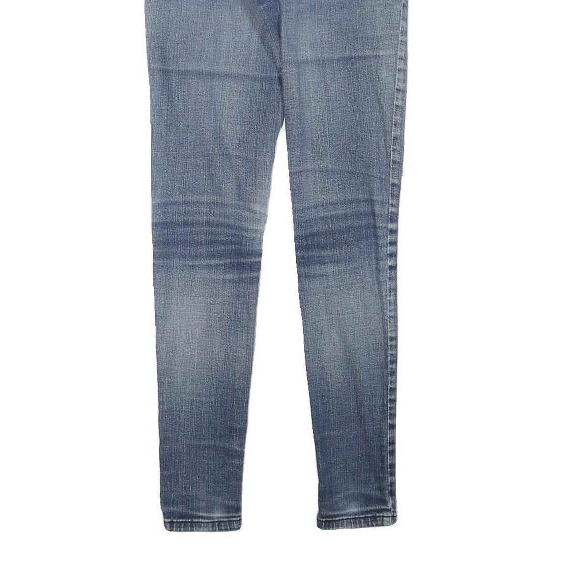 LEVI'S Womens Jeans Blue Slim Skinny Denim Medium W24 L29 Distressed Cotton