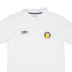 UMBRO Mens Polo Shirt White M