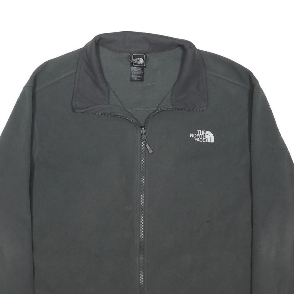 THE NORTH FACE Mens Black Jacket 2XL Polyester Blend Zip Outdoor Casual