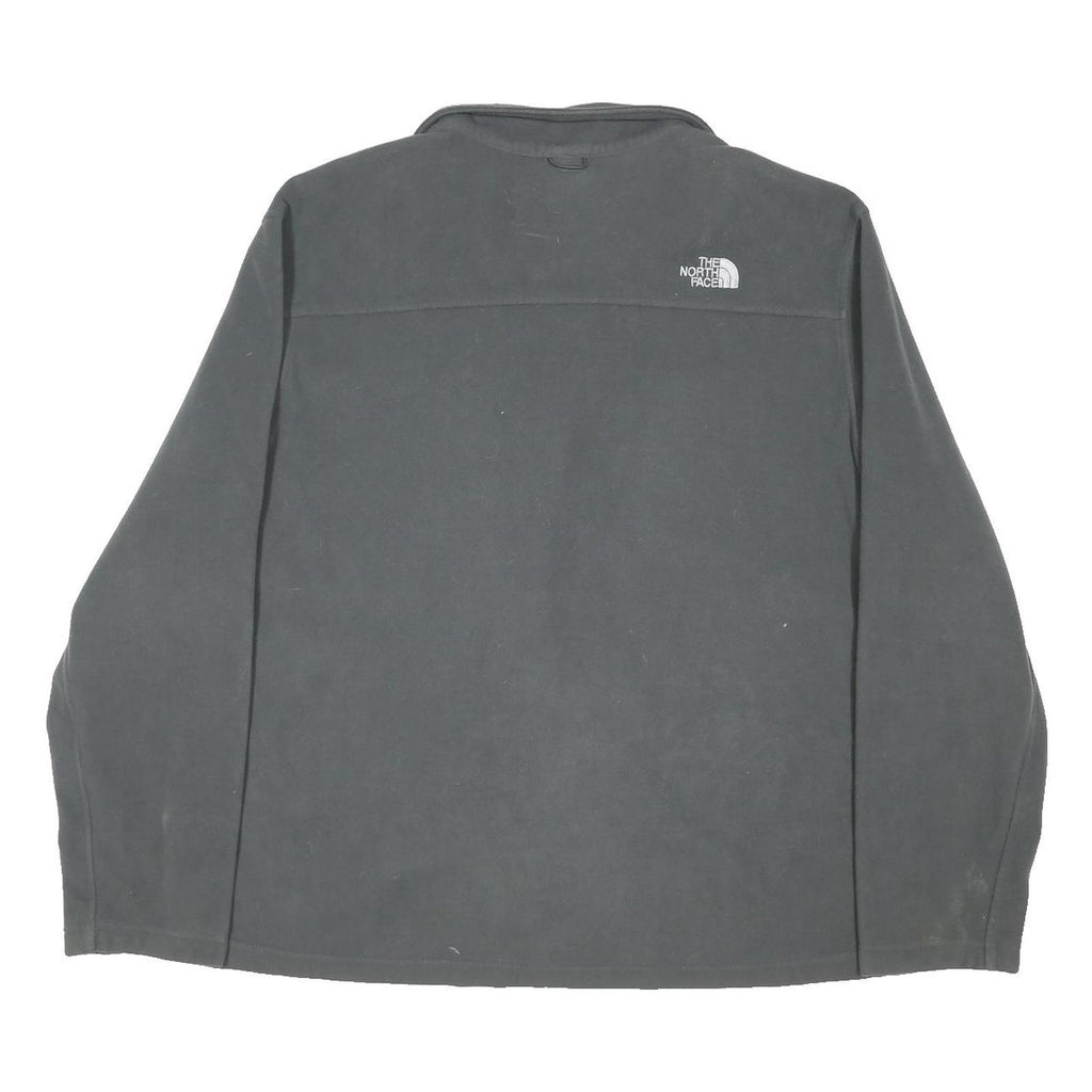 THE NORTH FACE Mens Black Jacket 2XL Polyester Blend Zip Outdoor Casual
