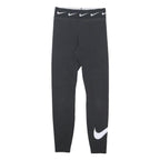 NIKE Womens Joggers Black XS W25 L26 Cotton Blend Slim Tapered Logo Waistband