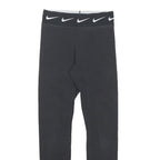 NIKE Womens Joggers Black XS W25 L26 Cotton Blend Slim Tapered Logo Waistband