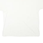 HANES Mens White Plain T-Shirt XL Short Sleeve Crew Neck Basic Casual Top