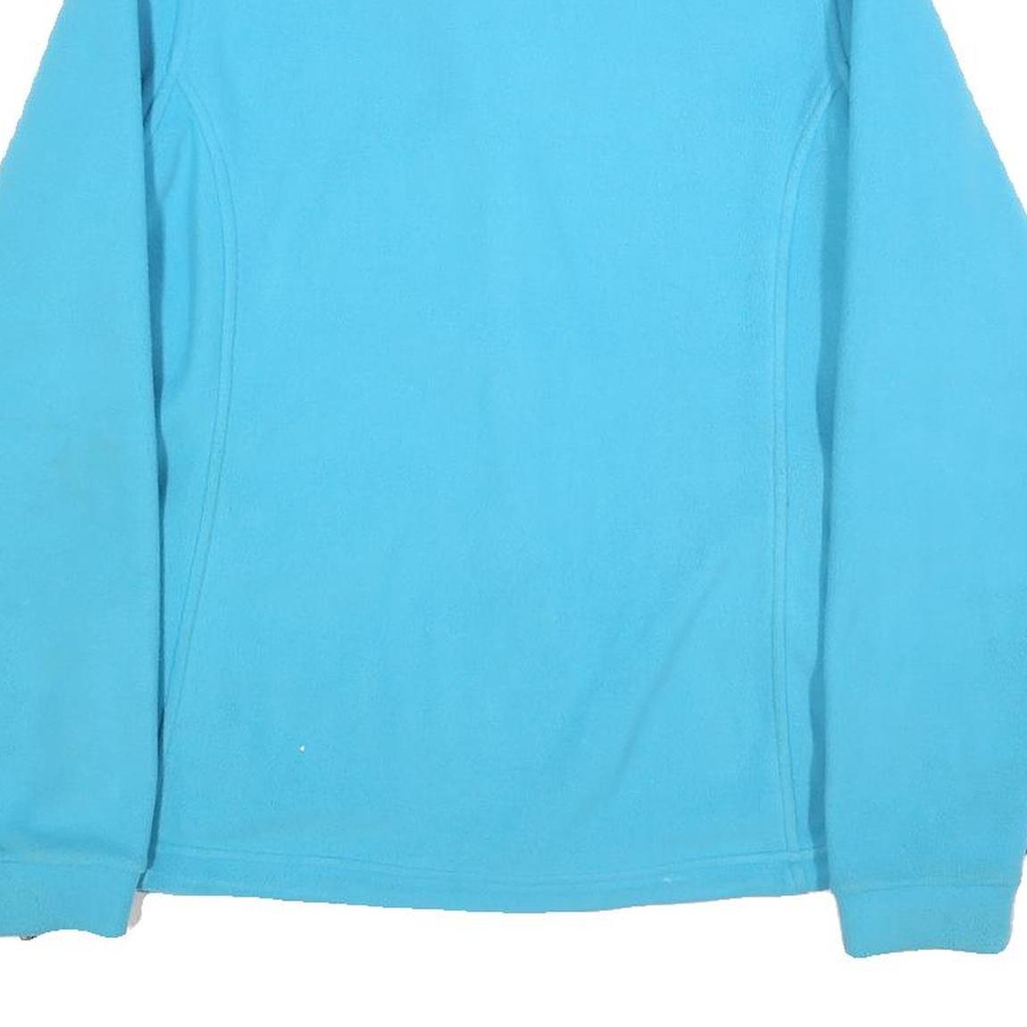 BERGHAUS Womens Blue Zip Fleece Jacket M Polyester Outdoor Casual Lightweight