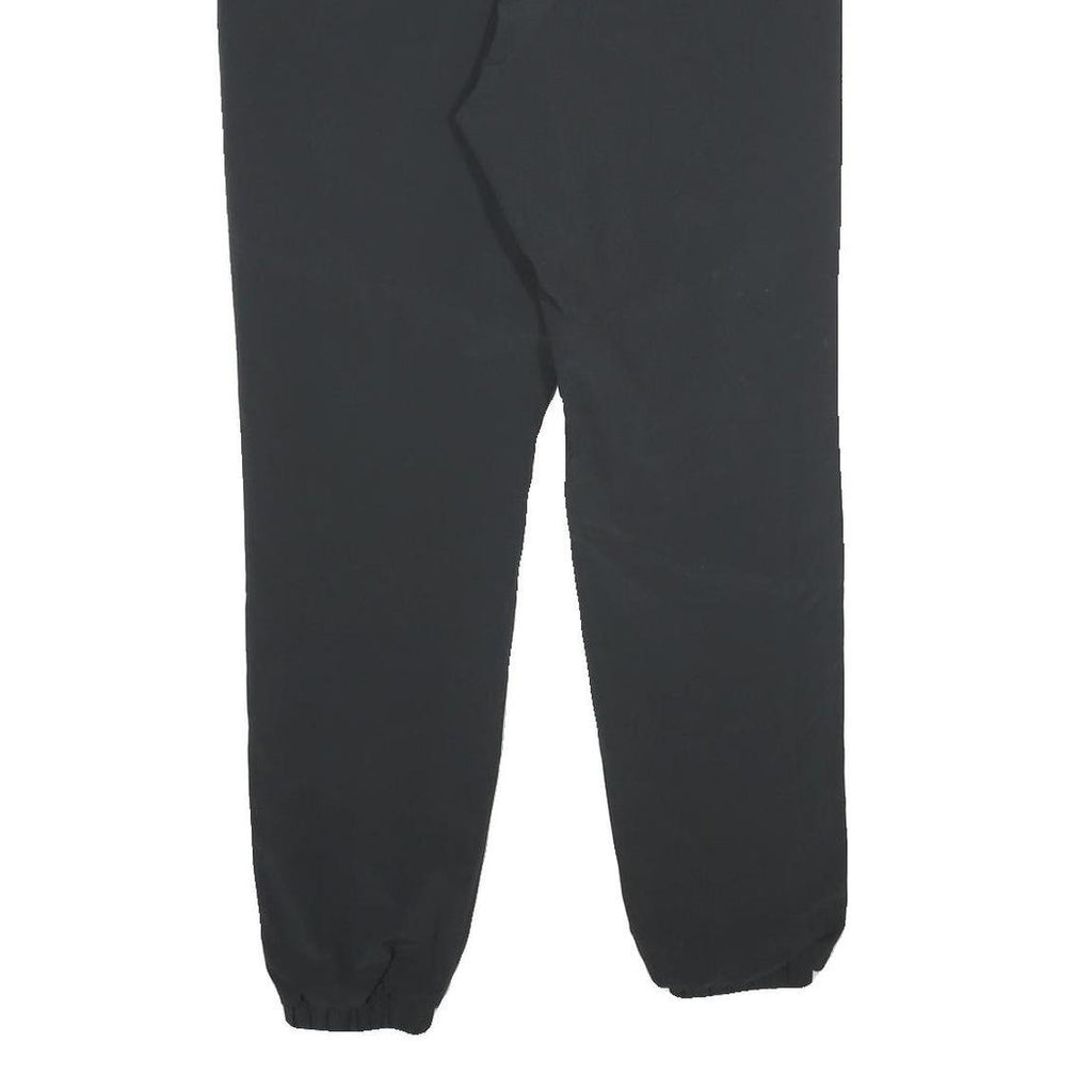 FILA Womens Joggers Black & White Regular Tapered UK 8 W24 L30 Performance Logo