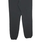 FILA Womens Joggers Black & White Regular Tapered UK 8 W24 L30 Performance Logo