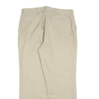 DICKIES Mens Cotton Blend Beige Regular Fit Straight Leg Trousers W36 L28