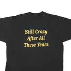 THE BEST Mens Black 20 Year Reunion XL Short Sleeve Crew Neck Printed T-Shirt