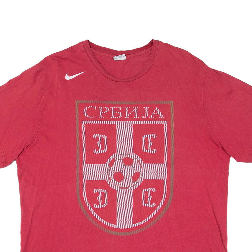 NIKE Womens T-Shirt Pink 2XL