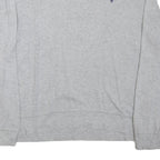 POLO RALPH LAUREN Mens Grey Plain Jumper Crew Neck Basic Knit L Cotton Blend