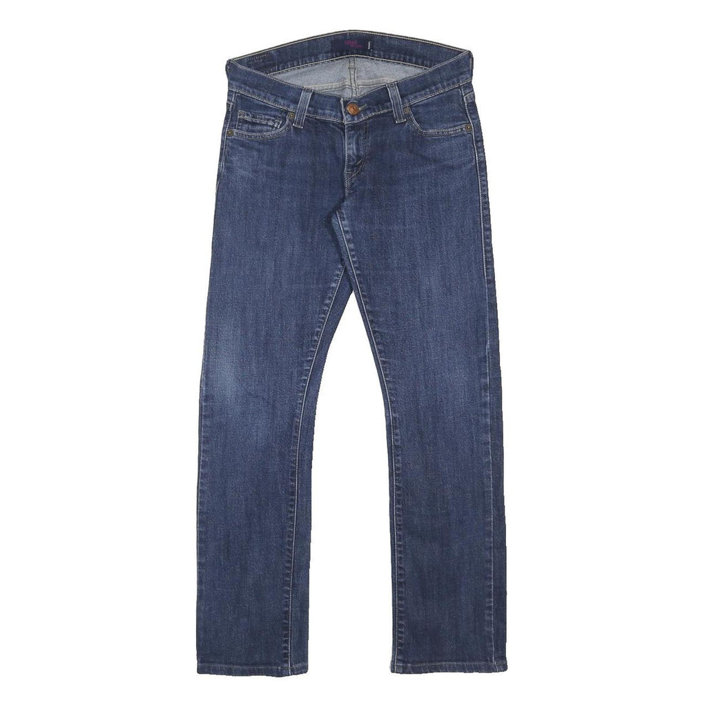 LEVI'S 504 Tilted Womens Jeans Blue Regular Straight Denim Medium W29 L29