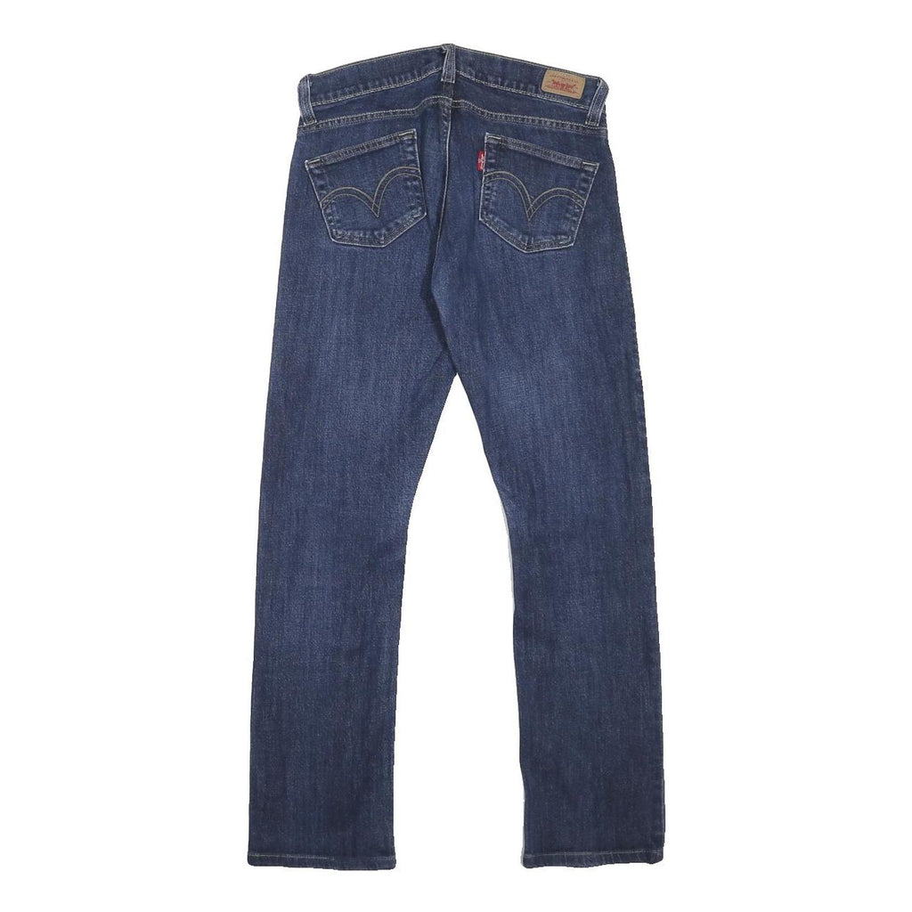 LEVI'S 504 Tilted Womens Jeans Blue Regular Straight Denim Medium W29 L29