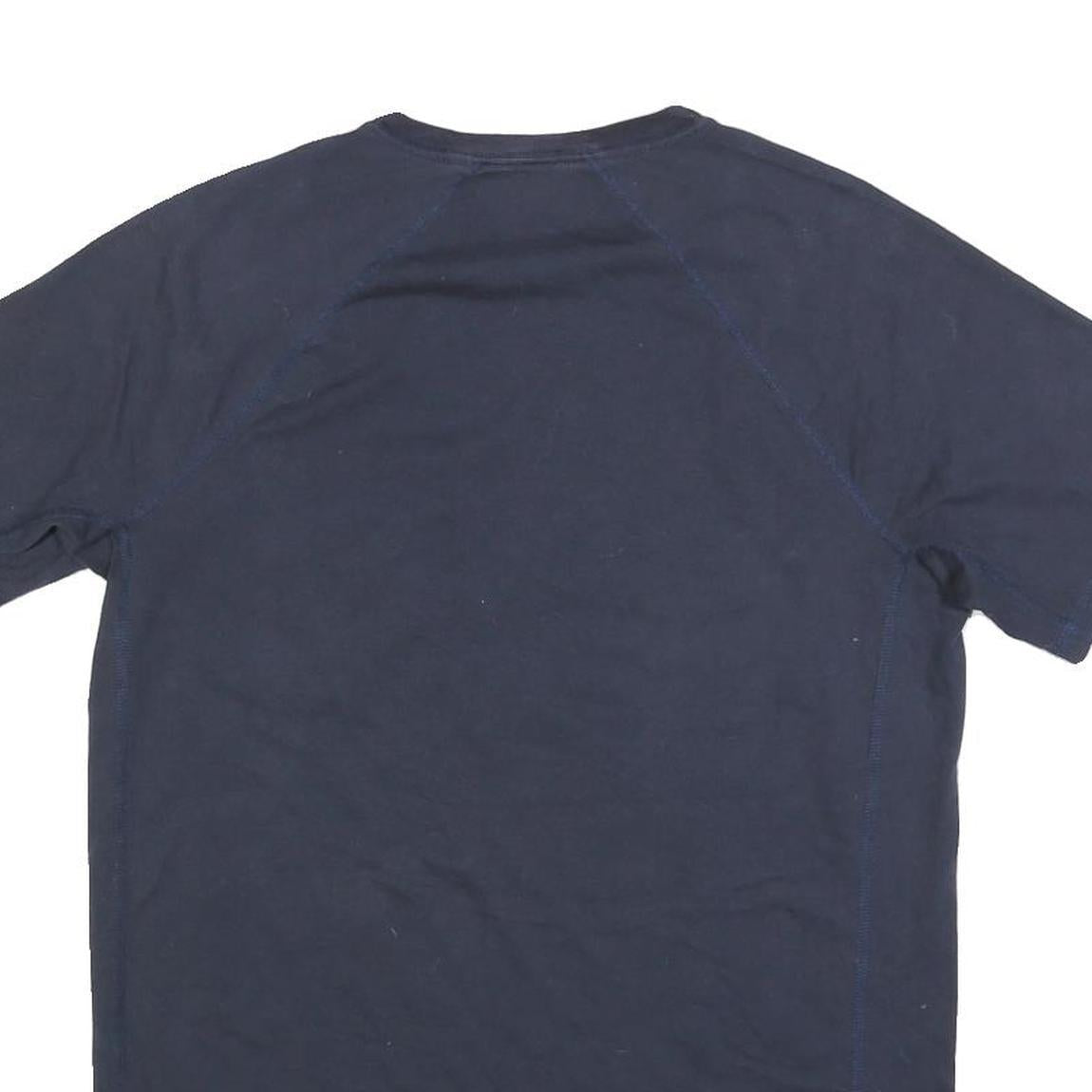 CARHARTT Mens Navy Blue Workwear T-Shirt S Short Sleeve Crew Neck Pocket