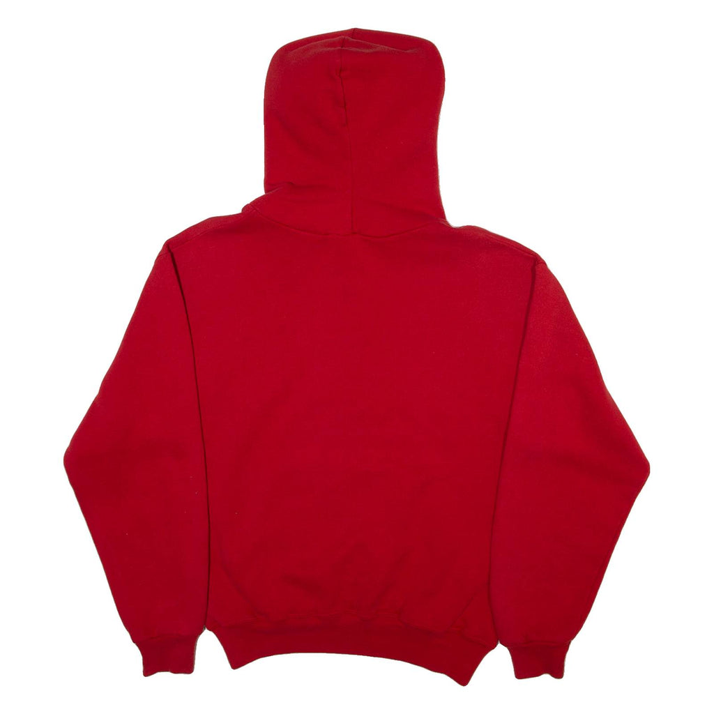 JERZEES Spartan Soccer Mens Red Hoodie USA M